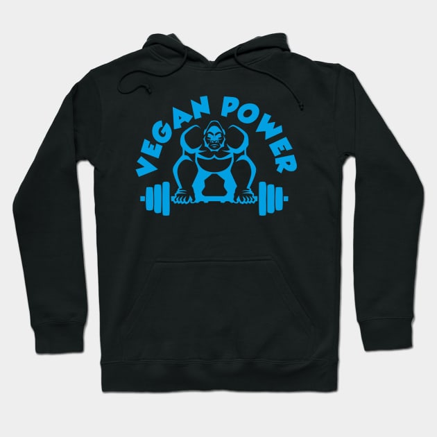 VEGAN POWER Hoodie by GourangaStore